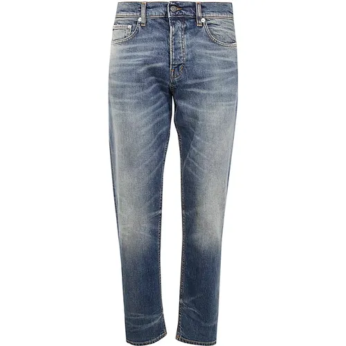 Blaue Tokyo Slim Jeans , Herren, Größe: W31 - Haikure - Modalova