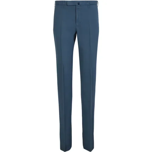 Slim-Fit Cotton Linen Trousers , male, Sizes: L, S - Incotex - Modalova