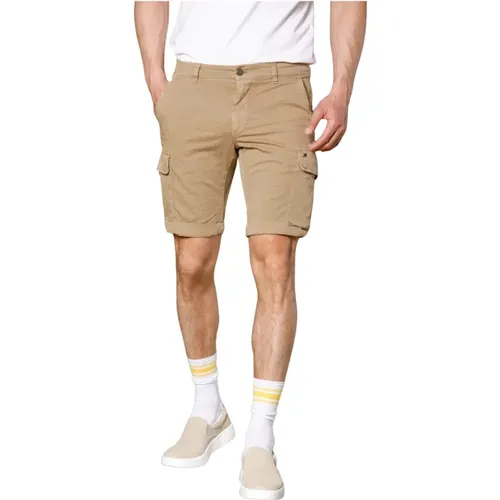 Slim Fit Cargo Bermuda Shorts , Herren, Größe: 3XL - Mason's - Modalova