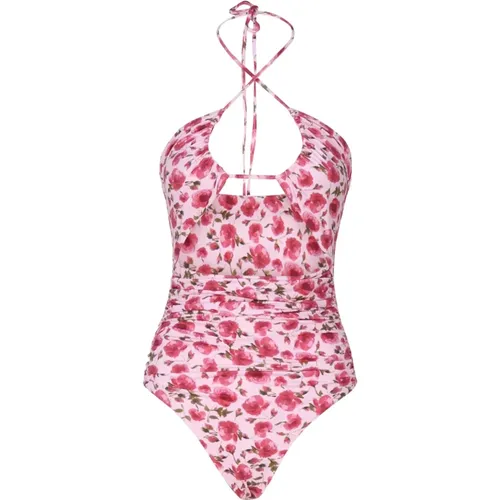 Criss Cross Bandeau Swimsuit , female, Sizes: M, S, XS - Magda Butrym - Modalova