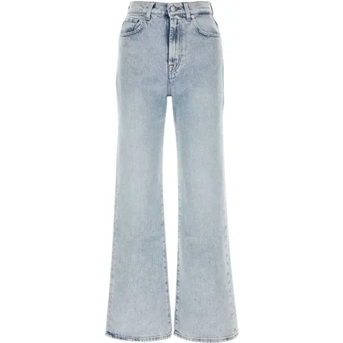 Hellblaue Stretch-Denim Chiara Biasi Jeans,Jeans - 7 For All Mankind - Modalova