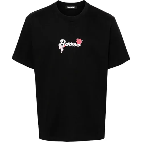 Fluffy Team Print T-shirt , Herren, Größe: L - Barrow - Modalova
