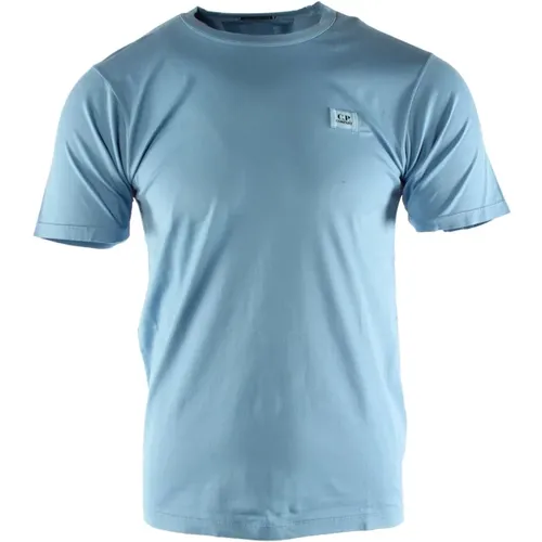 Mercerized Cotton T-shirt , male, Sizes: XS - C.P. Company - Modalova
