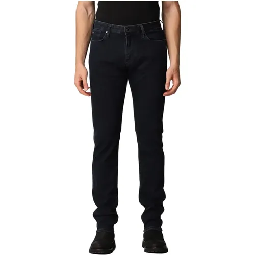 Modern Skinny Denim Jeans , male, Sizes: W33 - Emporio Armani - Modalova