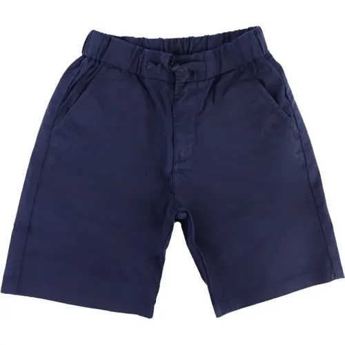Blaue Elastische Bermuda Shorts - Sun68 - Modalova