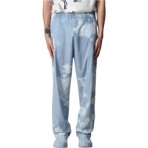 Baggy Denim Jeans , male, Sizes: L - Laneus - Modalova