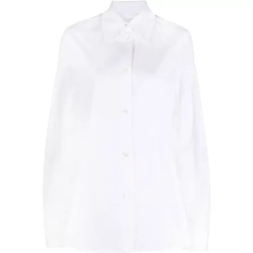 Klassisches Weißes Hemd , Damen, Größe: 2XS - Jil Sander - Modalova