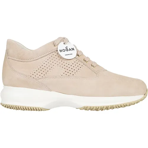 Women's Shoes Sneakers Nude & Neutrals Ss24 , female, Sizes: 4 1/2 UK, 4 UK, 6 UK, 7 UK, 5 UK, 2 UK, 3 1/2 UK, 3 UK - Hogan - Modalova
