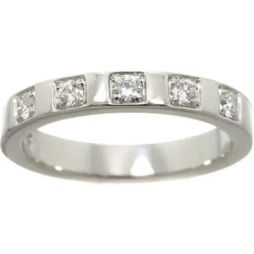 Pre-owned Platinum rings , female, Sizes: ONE SIZE - Bvlgari Vintage - Modalova