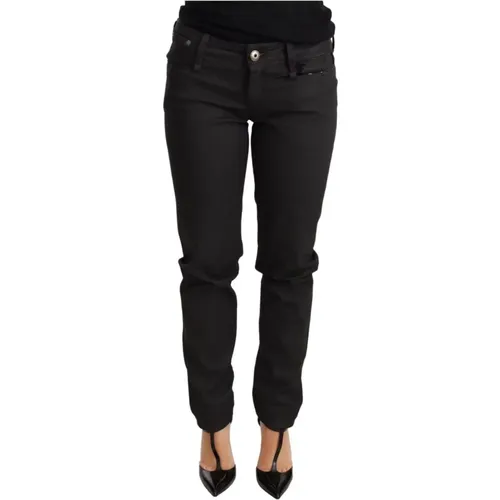 Schwarze Skinny Jeans mit Niedriger Taille - Ermanno Scervino - Modalova