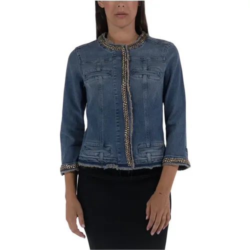 Denim Jacke Kate , Damen, Größe: S - Liu Jo - Modalova