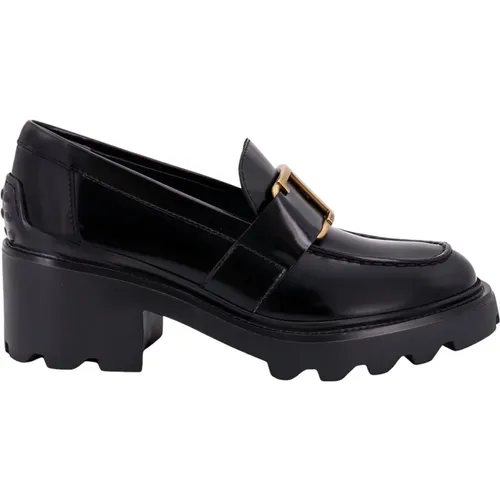 Leather Loafer Elegant Style , female, Sizes: 7 UK, 8 UK, 6 UK - TOD'S - Modalova