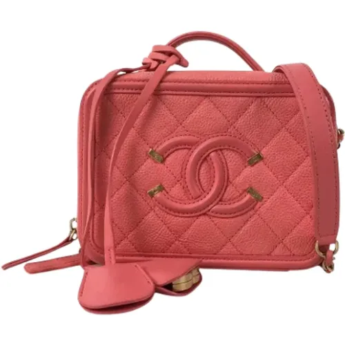 Pre-owned Leather chanel-bags , female, Sizes: ONE SIZE - Chanel Vintage - Modalova