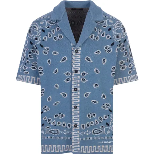 Bandana Jacquard Cotton Shirt , male, Sizes: S, M - Alanui - Modalova