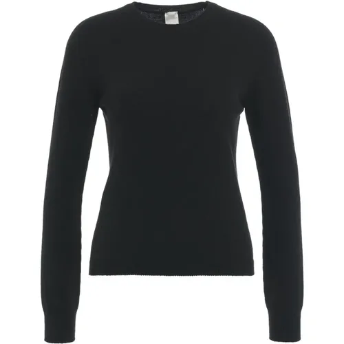 Luxuriöser Schwarzer Cashmere-Pullover Aw24 , Damen, Größe: L - MVM - Modalova