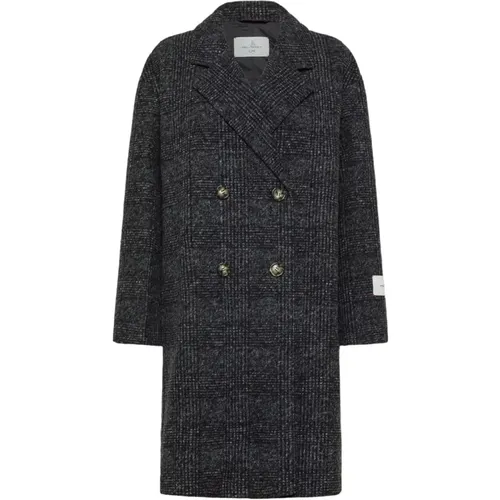 Checked Wool Coat , female, Sizes: 2XS, XS, S, M - Peuterey - Modalova