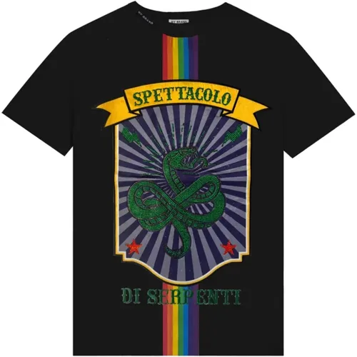 Serpente T-Shirt in Schwarz , Herren, Größe: 5XL - My Brand - Modalova