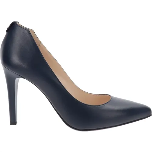 Leather High Heel Shoes Slip-On , female, Sizes: 4 UK, 3 UK - Nerogiardini - Modalova