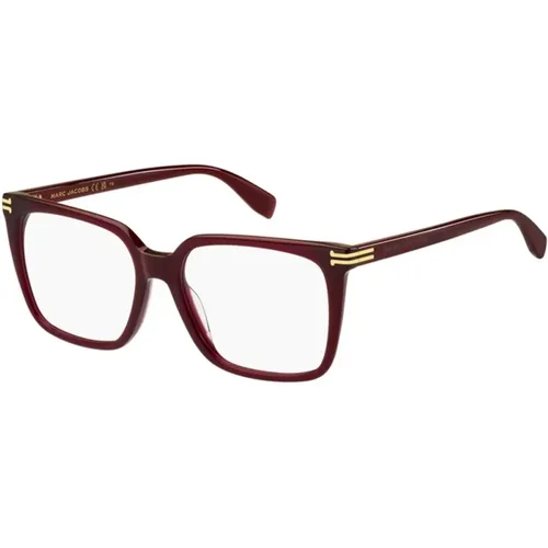 Burgundy Stylish Glasses , unisex, Sizes: 53 MM - Marc Jacobs - Modalova