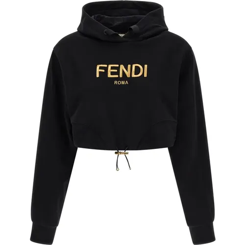 Stylish Sweatshirts for Men and Women , female, Sizes: L, S, M - Fendi - Modalova