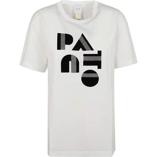 Art Deco T-Shirt , Damen, Größe: M - Patou - Modalova