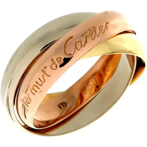 Pre-owned Gold rings , female, Sizes: ONE SIZE - Cartier Vintage - Modalova