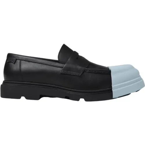 Junction Leather Flat Shoes , male, Sizes: 10 UK, 12 UK, 9 UK, 7 UK, 8 UK, 6 UK - Camper - Modalova