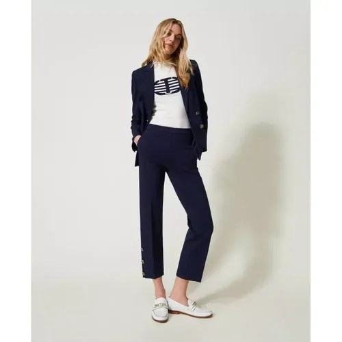 Milano Knit Blazer Jacket , female, Sizes: S - Twinset - Modalova