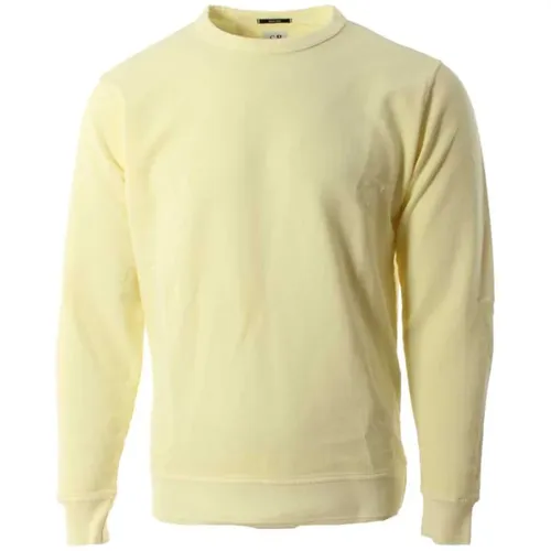 Stilvoller gelber Baumwollpullover für Männer - C.P. Company - Modalova