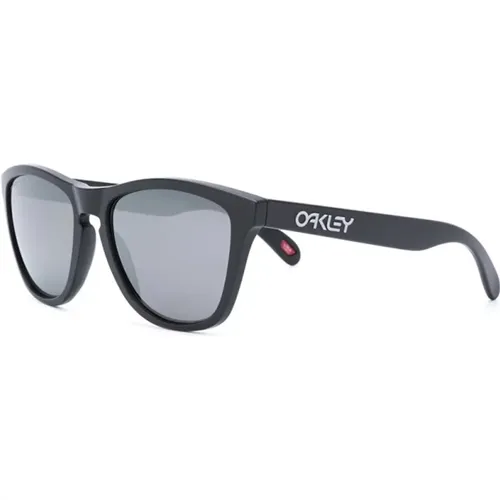 Schwarze Sonnenbrille mit Zubehör,Schwarze Sonnenbrille mit Original-Etui - Oakley - Modalova