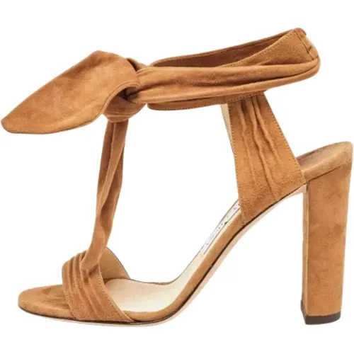 Pre-owned Suede sandals , female, Sizes: 5 UK - Jimmy Choo Pre-owned - Modalova