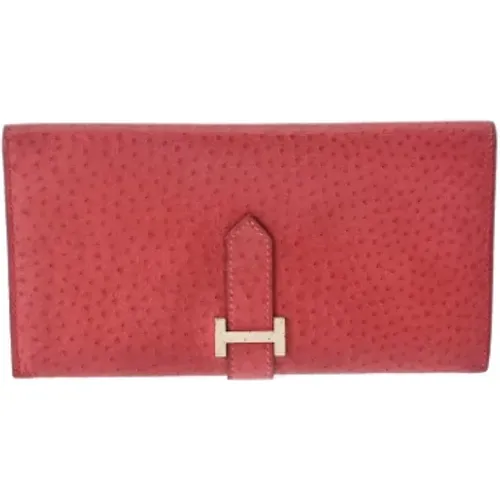 Pre-owned Leather wallets , female, Sizes: ONE SIZE - Hermès Vintage - Modalova