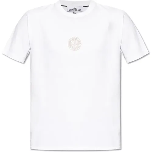 T-shirt with logo , male, Sizes: 2XL - Stone Island - Modalova