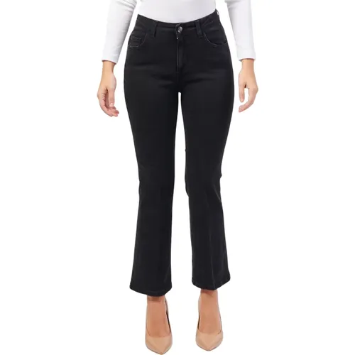 Schwarze Wide Leg Jeans , Damen, Größe: W30 - Jijil - Modalova