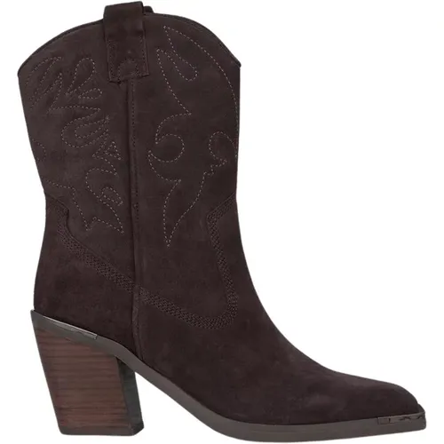 Square Toe Cowboy Boot , Damen, Größe: 37 EU - Alma en Pena - Modalova