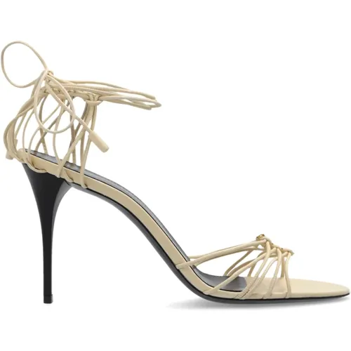 Heeled sandals Babylone , female, Sizes: 3 UK, 4 1/2 UK, 8 UK, 4 UK, 6 UK - Saint Laurent - Modalova