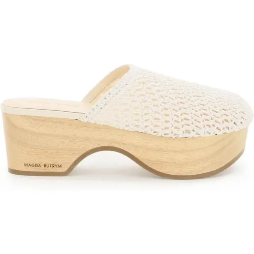 Chunky Crovy Chunke Crochet Clogs , female, Sizes: 6 UK - Magda Butrym - Modalova