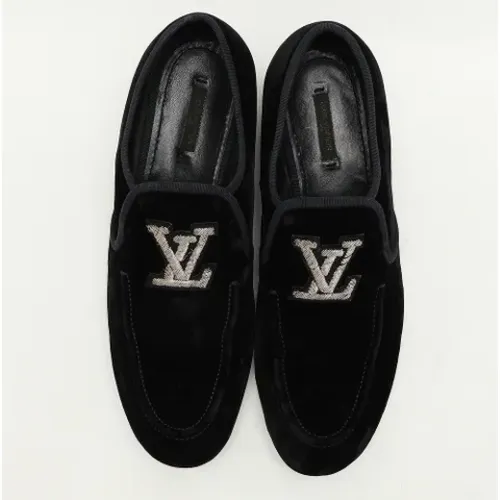 Pre-owned Velvet flats , male, Sizes: 7 1/2 UK - Louis Vuitton Vintage - Modalova