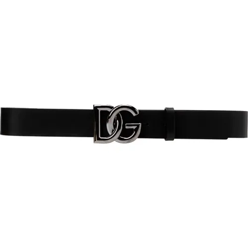 Belt with Pinafore Metal , male, Sizes: 85 CM - Dolce & Gabbana - Modalova