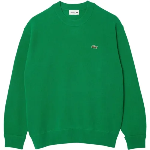 Grüner Herren Wollpullover Lacoste - Lacoste - Modalova