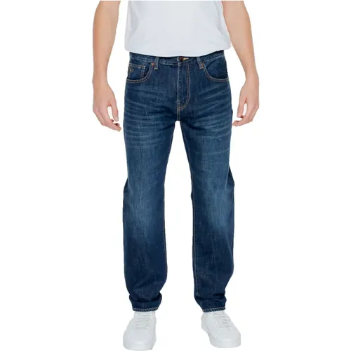 Slim Fit Herren Jeans Frühling/Sommer Kollektion , Herren, Größe: W36 L32 - Armani Exchange - Modalova