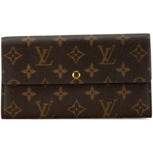 Pre-owned Leather wallets , female, Sizes: ONE SIZE - Louis Vuitton Vintage - Modalova