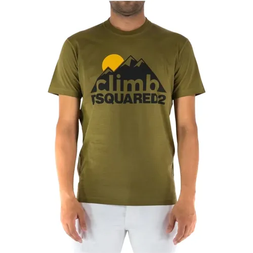 Premium Herren T-Shirt - Stilvolles Upgrade , Herren, Größe: XL - Dsquared2 - Modalova