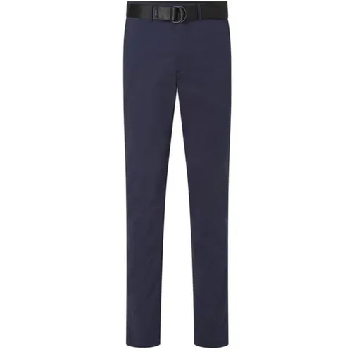 Moderne Twill Slim Chino Blau , Herren, Größe: W30 L32 - Calvin Klein - Modalova