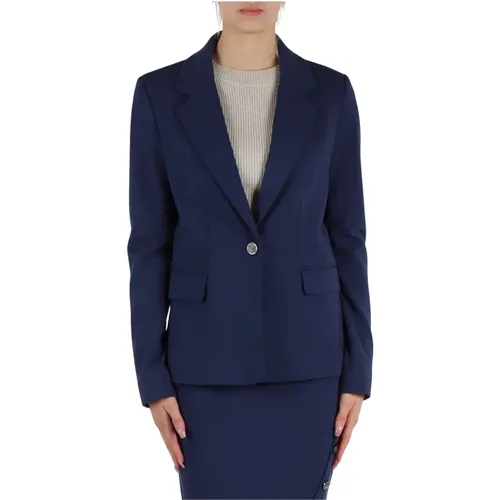 Blaue Anna Damenblazer , Damen, Größe: XS - Guess - Modalova