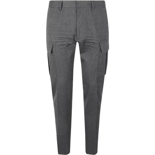 Grey Flannel Cigarette Fit Pant , male, Sizes: L, XL, S, M - Dsquared2 - Modalova