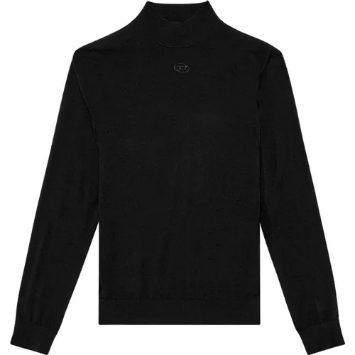 Wool turtleneck jumper , male, Sizes: L, S, XL, M - Diesel - Modalova