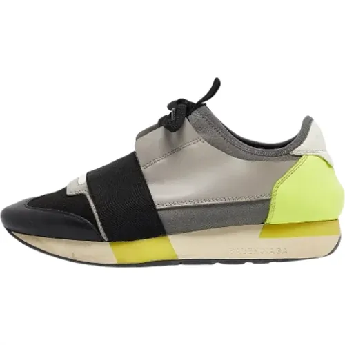 Pre-owned Stoff sneakers - Balenciaga Vintage - Modalova