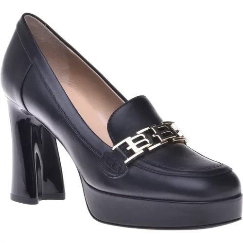 Loafers in leather , Damen, Größe: 39 1/2 EU - Baldinini - Modalova