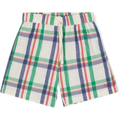 Gewebte Karierte Bermuda Shorts - Bobo Choses - Modalova